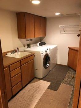 1. Location Basement Laundry 2. Condition Ceiling and walls are in good condition overall. Accessible outlets operate. Light fixture operates. 3.