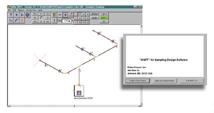 7 SNIFF System Design Software The easy-to-use pipework design software, SNIFF, has been upgraded to be Windows compatible and includes new features such as isometric system design drawings from