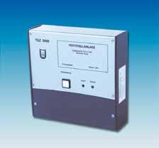 Explosion-Proof Hold-Open Systems TSZ 0400 Central Unit with Power Supply Functions of the TSZ 0400 central unit: - Power supply of the connected smoke detectors and electromagnets - Control and