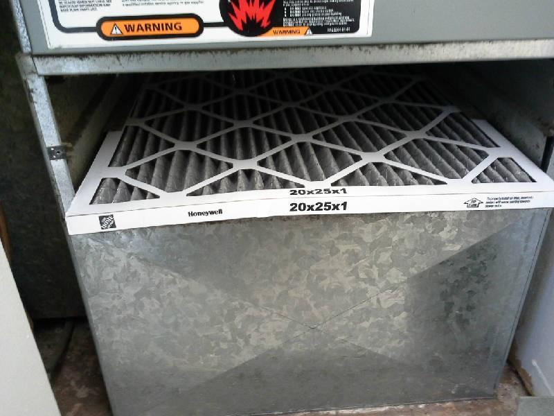 The comments in this report only reflect what we were able to observe during the inspection. Access to Heat Exchanger: 5% Furnace Filter: Fiberglass 20 X 25-1. Air filter needs replacement.