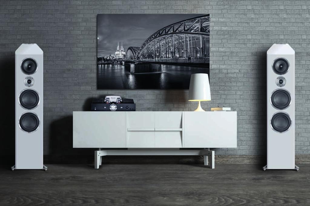 Visual and sound revolution of an audiophile legend Modern design combined with stylish surfaces