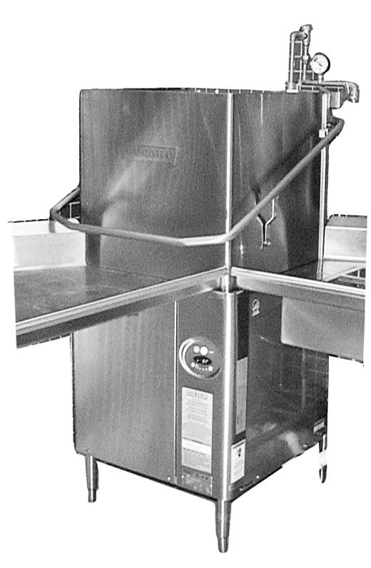 For corner installation, rotate the rack track so the guide rail is positioned on the left side (Fig. 6).