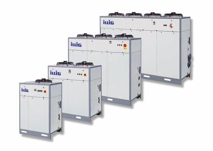 The comprehensive delivery program of thermoforming machines is completed by chillers and temperature control units ILLIG temperature control technology heating and cooling for optimum forming