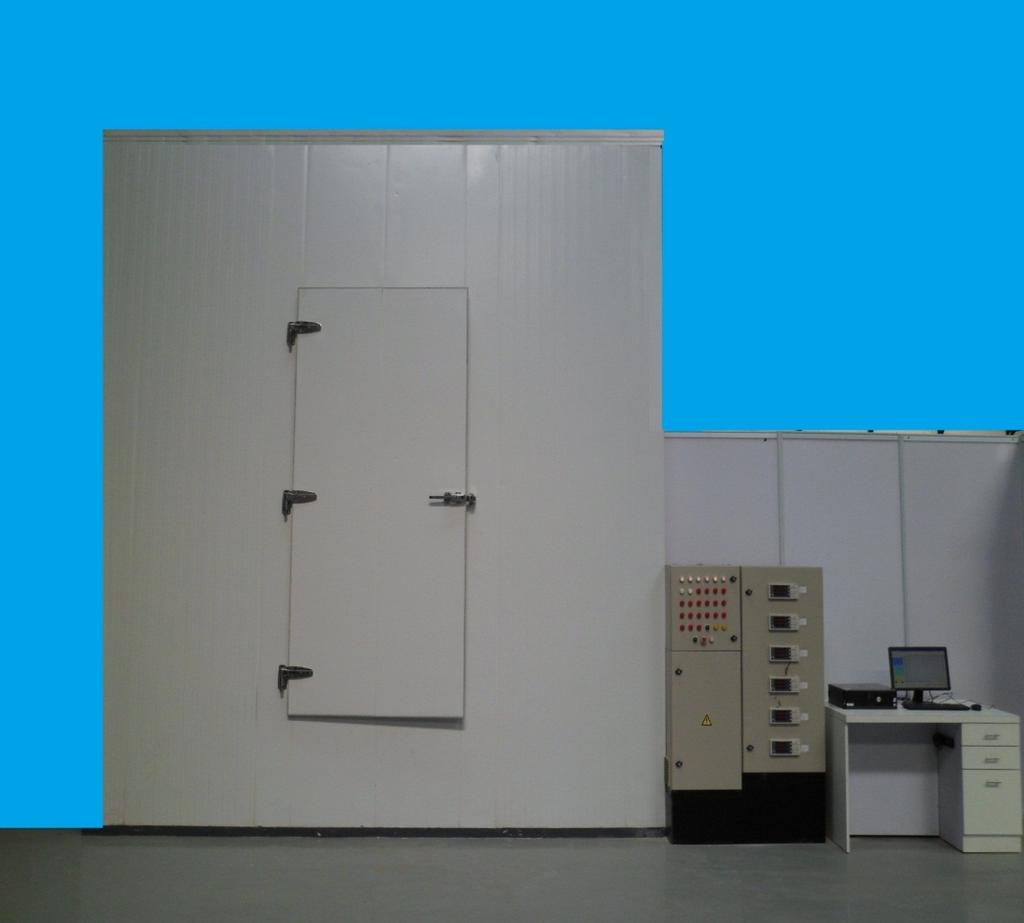Refrigerator Lab ( Dust Chamber and Rain Test set up) Feature: Six test benches Programmable controls - to suit R&D testing requirement.
