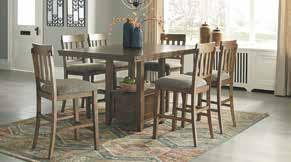 table & four upholstered chairs