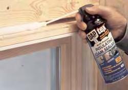 SPRAY FOAM Cracks from ½ inch to 3 inches Window Rough Openings.