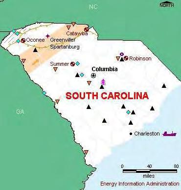 SOUTH CAROLINA South Carolina s energy consumption is among the highest in the U.S. Commercial:1.
