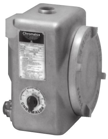 CVEP - Convection Heater For Hazardous Locations Models With Built-In Controls (North American Models Only) Specifications Chromalox CVEP heaters are available for immediate shipment from stock with