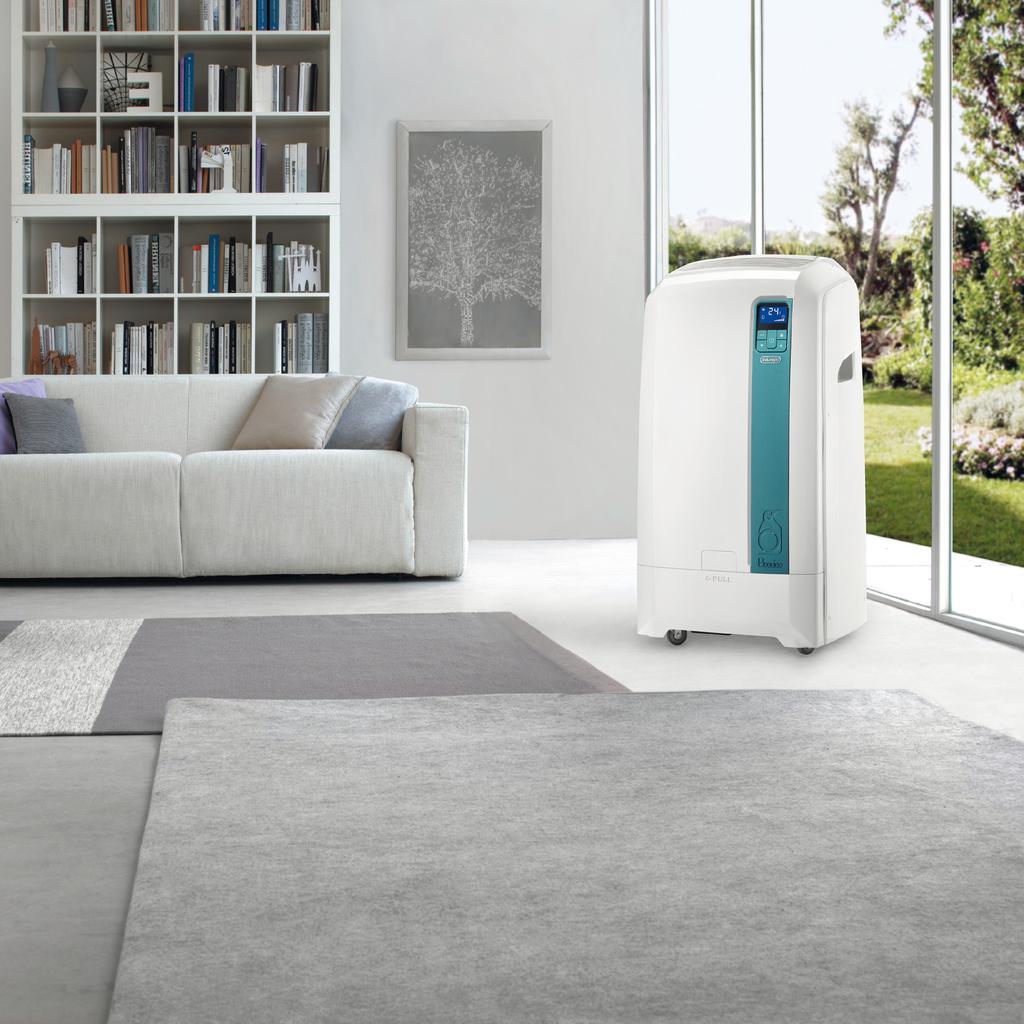 PORTABLE COOLING RANGE 05 Pinguino Portable Air Conditioners Efficiency without comparison has long been a distinguishing feature of De Longhi