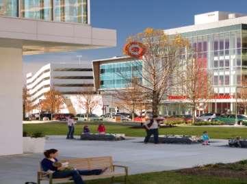 Create open spaces for public use accessible to residents and adjacent