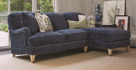 Sectionals available with left or right arm loveseat, and left arm or right