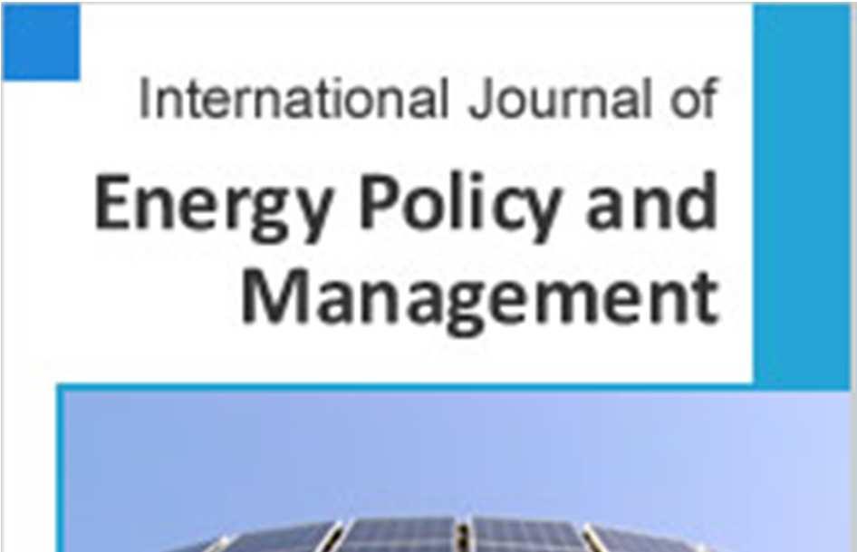 International Journal of Energy Policy and Management 2017; 2(1): 1-8 http://www.aascit.
