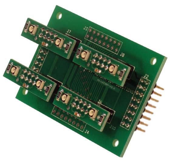 LED modules Make sure all 8 pins of LED Module connector have been