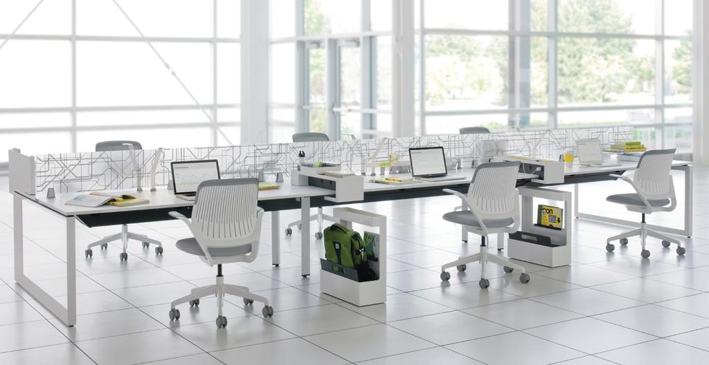 Steelcase worktools enables the customizing of workspaces to support individual