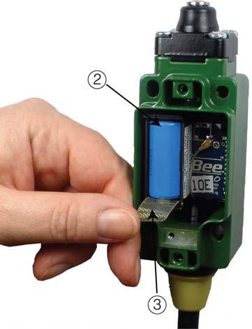 3 Replace cover and retighten screws or immediately proceed to Section 1.3 Pairing Mode. Figure 1. Limitless Switch Housing Figure 2. Limitless Battery and Insulator 1.