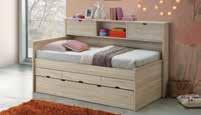 Features a single trundle, and 3 under bed storage