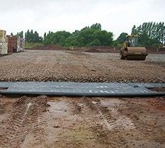 Stratec W3000 Woven Polypropylene Geotextile was proposed to provide the strength required for this Brickworks.