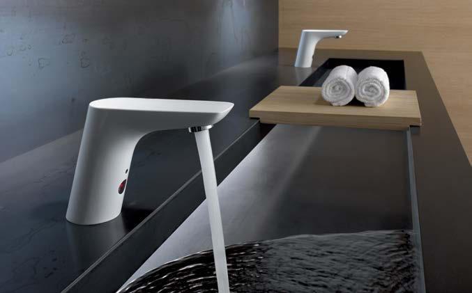 KLUDI BALANCE basin mixer DN 10 5210091 A most successful model now with electronic controls Its perfect lines take their form from flowing water.