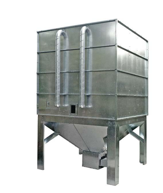 Wood Pellet Stores Grant Wood Pellet Stores Designed and manufactured by Grant Galvanised steel construction Quick seal joints Universal auger or vacuum connection Internal or external installation