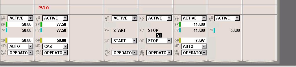2 Select the X_LC16 and change the mode to AUTO if it is not in Automatic mode. 3 Enter the new set point 5 engineering units greater than the current SP using the <F9> key.
