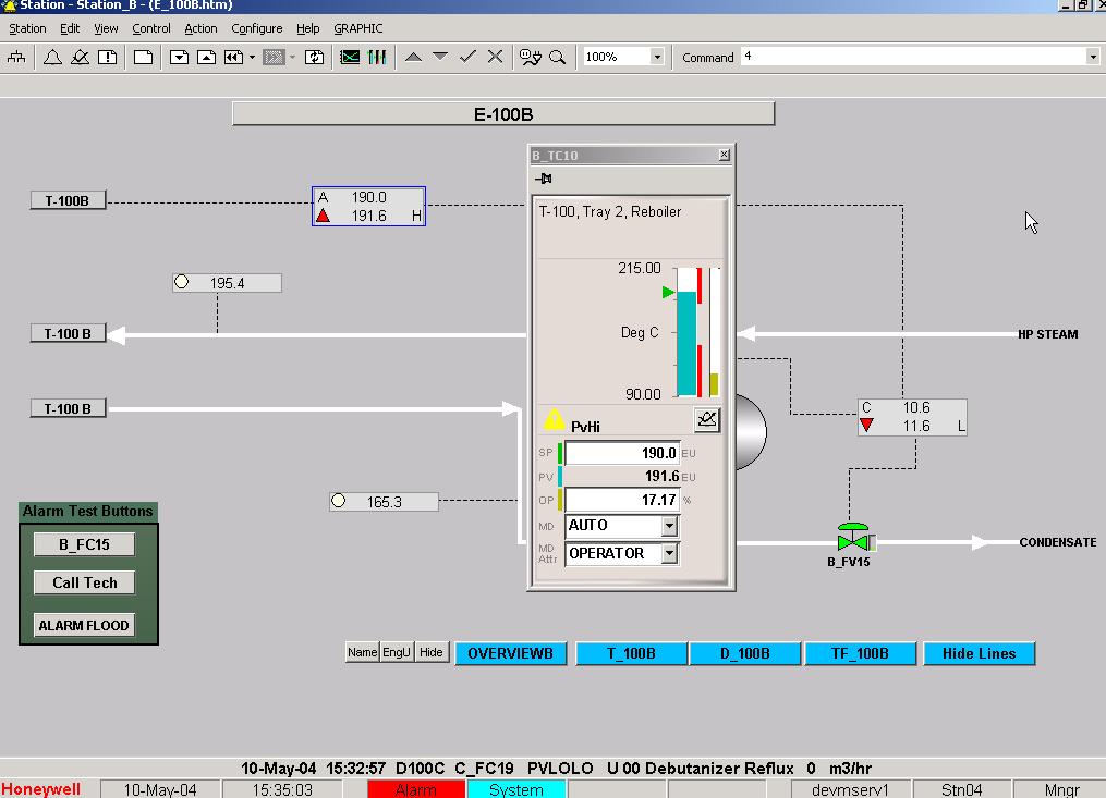 Process Alarms Monitor and act on process upsets User-built Schematics (Faceplate and Objects) Custom schematics built by