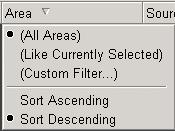 Process Alarms Build a custom filter Practice Using The Area Filters Step Action 1 Call up the Alarm Summary display.