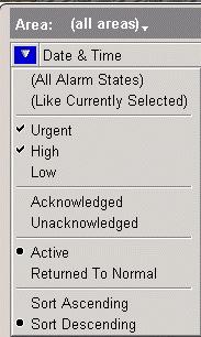 Process Alarms Using priorities to identify alarm conditions for corrective action.