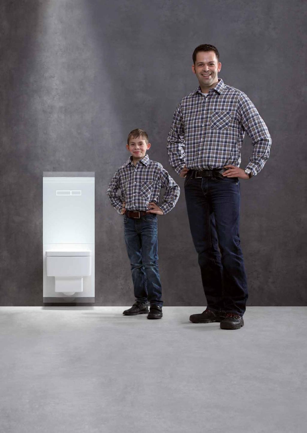 TECElu "m-lift" TECElu "m-lift" the toilet for large and small TECElu enables you to adjust the height of the