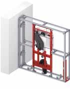 All modules consist of the same self-supporting, stable mounting frame and the TECE dual flush cistern.