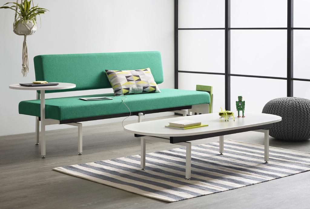 com Sylvi Modular Lounge Collection from + by Joey Ruiter Designer Joey Ruiter is smoothly reframing workspace that intuitively appeals to people who want a quick touch-down spot as well as a