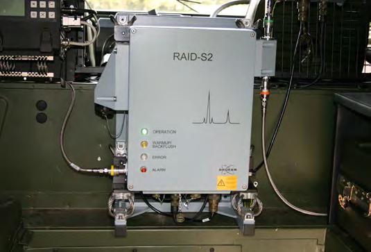The Bruker RAID-S2plus is a high sensitivity installed detector specifically designed for the simultaneous detection of trace chemical warfare agents (CWA) and toxic industrial chemicals (TIC).