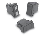 SRL Series Sealed Rocker Switches, Electrical life 50,000 cycles momentary; 100,000 cycles maintained Mechanical life 150,000 cycles min. Termination 0.250 in x 0.