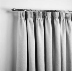 Curtain Heading Options PENCIL PLEAT Gathered heading for a more