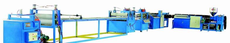 2. PVC profile production line The complete line is mainly used to process various plastic doors, windows profiles,