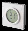 room thermostat with an CD temperature display.