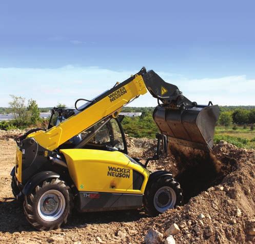 Reaching new heights in versatility. TH522 Loading, moving, lifting, placing - the Wacker Neuson TH522 handles a lot. But there s more.