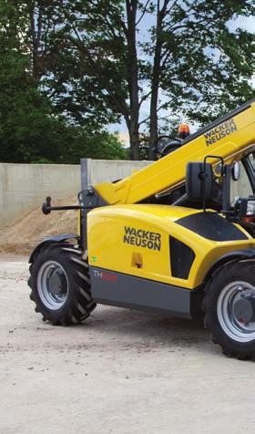With the right Wacker Neuson attachments, the TH522 allows you to dig into new challenges on the job site. 1. What you expect from a telehandler. With a lift height of 16 ft. 7 in.