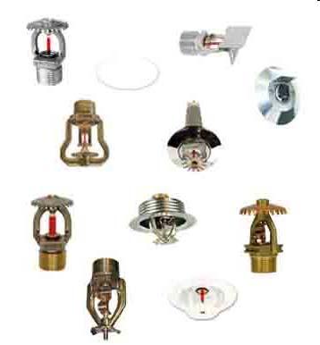 Sprinkler Heads Basic types Upright Pendant Sidewall Tweaks Recessed heads