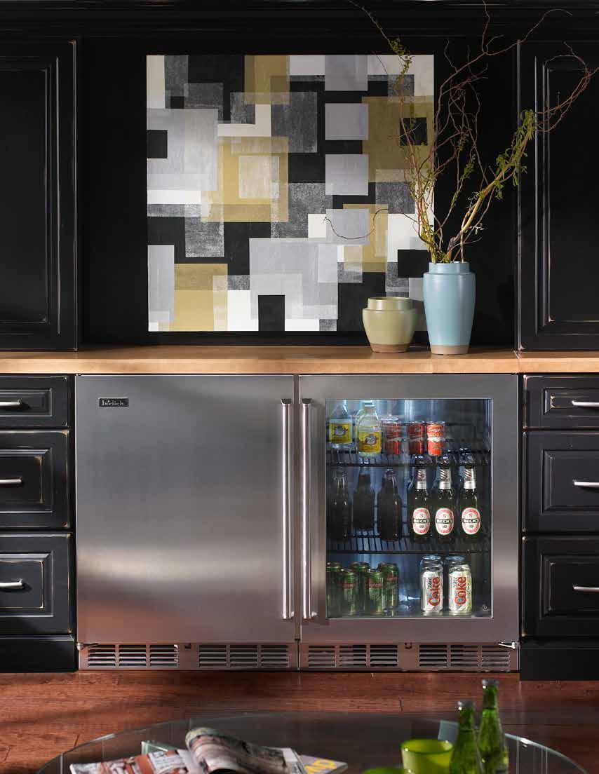 Inspire Perlick s undercounter refrigeration is an attractive and dependable addition for my residential projects.