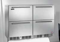 FREEZERS 24 ADA-COMPLIANT SERIES HP48FR-S-5-5 HA24FB-1R HA24FB-5 HA24FB Additional Compartment Information HP48FR-S Freezer/Refrigerator Two (2) Industry Exclusive full-extension pullout shelves