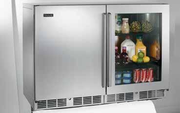 Perlick s Patented 48 Signature Series REFRIGERATORS HP48RR-S-1L-1R HP48RT-S-3L-1R HP48* HP48RR-S-1L-3R HP48RR-S-5-5 *Multiple 48 configurations with a refrigerator compartment are available.