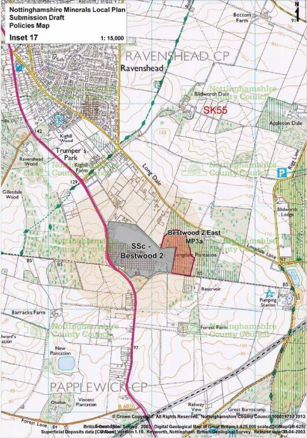 The Nottinghamshire Minerals Local Plan 2016 25. The Minerals Local Plan was published for consultation during February and March 2016.