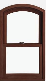 NEXT GENERATION ULTIMATE DOUBLE HUNG ROUND TOP Our Next Generation Ultimate Double Hung Round Top features a half round or an eyebrow upper sash and offers design flexibility with