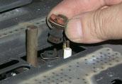 Note: Use a magnetic type screwdriver if possible. Pilot assembly is now accessible for steps 4) to 9).