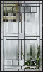 or triple-pane glass is built directly into the door during the manufacturing process, providing