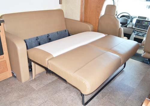 SECTION 9 - FURNITURE AND SOFTGOODS 3. Pull sofa support back in downward motion.
