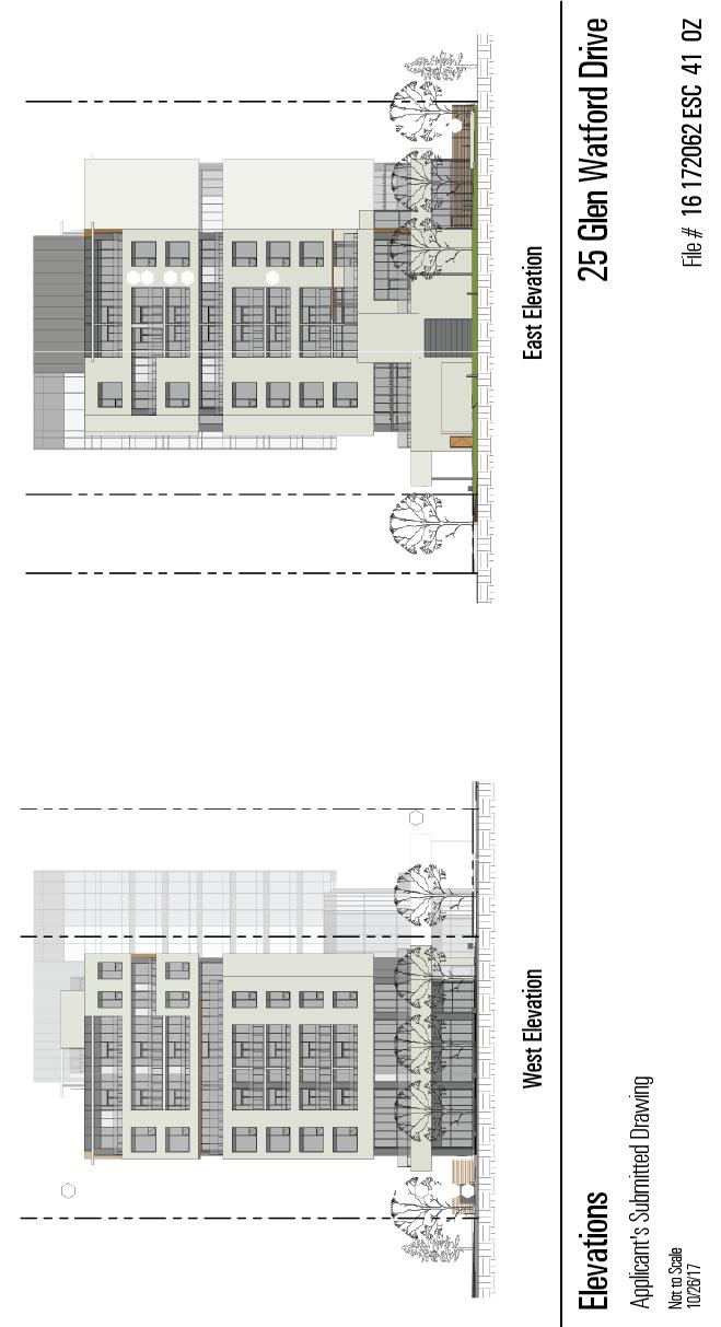 Attachment 9: East and West Elevations Request for