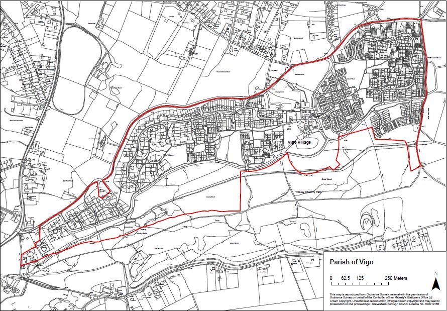 Map 1 - Vigo Neighbourhood Plan Area 3. The Vigo Context 3.