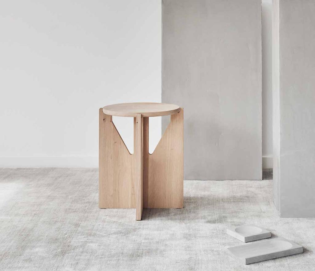 Stool An elegant and thoroughly designed piece of flat pack furniture. The Stool is stable, easily assembled and most of all functional.