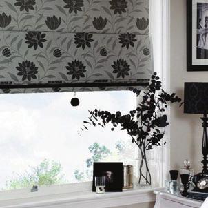 Parallel Blinds w A contemporary roman blind that can be made using any of the hundreds of roller fabrics offered by Tropical Blinds.